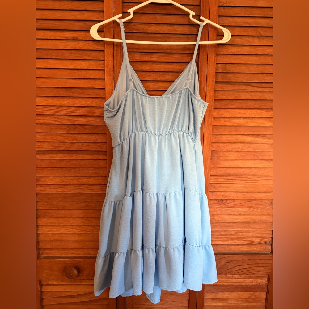 Altar'd State Women’s Sky Blue Mini Dress - Picture 2 of 5